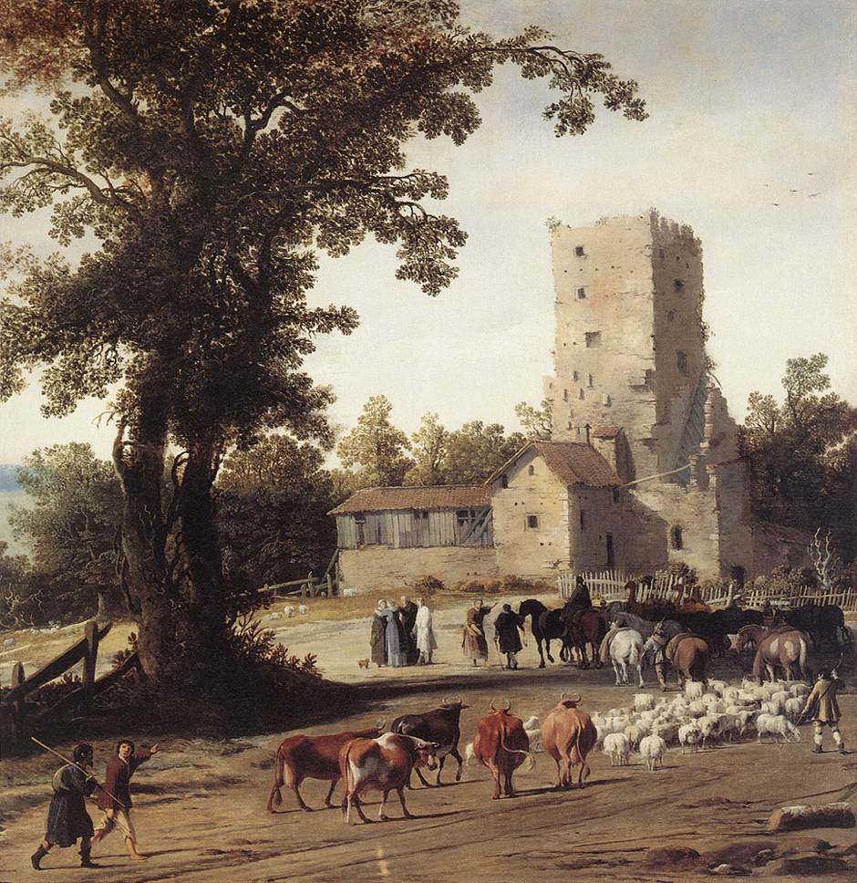 Italianate Landscape with the Parting of Jacob and Laban zg